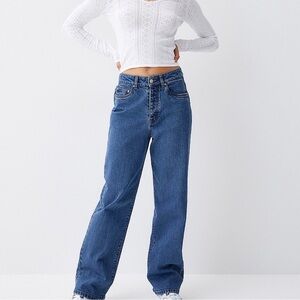 NWT! Twik Soul High Rise Straight Leg Size 28 Jeans Organic Cotton